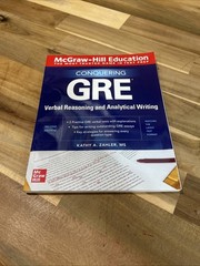 McGraw-Hill Education Conquering GRE Verbal Reasoning & Analytical Writing, NICE
