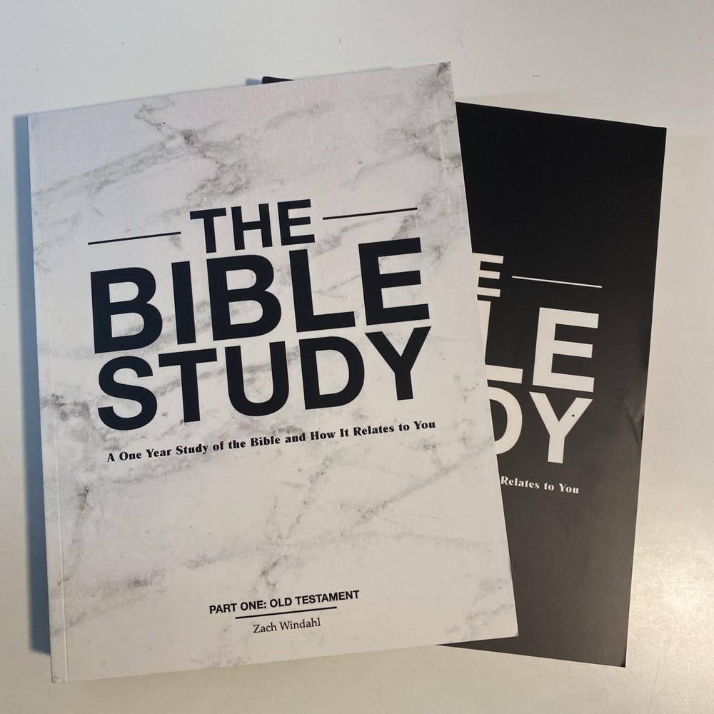The Bible Study: A One Year Study Old And New Testaments Zach Windahl Lot Of 2