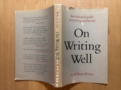 On Writing Well By William Zinsser HC/DJ 1976 HCDJ 1st Ed /2nd Print NF in G DJ