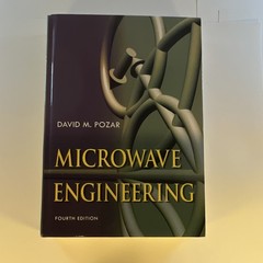 Wiley Microwave Engineering 4th Ed David M. Pozar 2012 HC Textbook