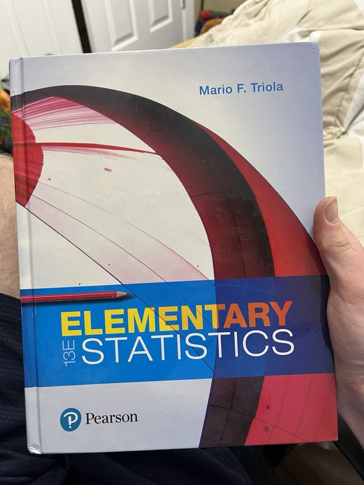 Elementary Statistics – Hardcover, by Triola Mario –