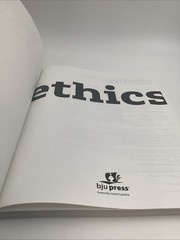 Ethics Biblical Worldview Series BJU Press Student Edition