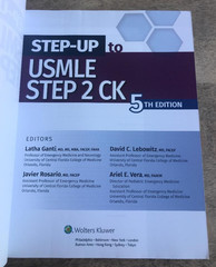 STEP-UP TO USMLE STEP 2 CK ~ GANTI, LEBOWITZ, ROSARIO, VERA ~ 2020 ~ 5TH ED.