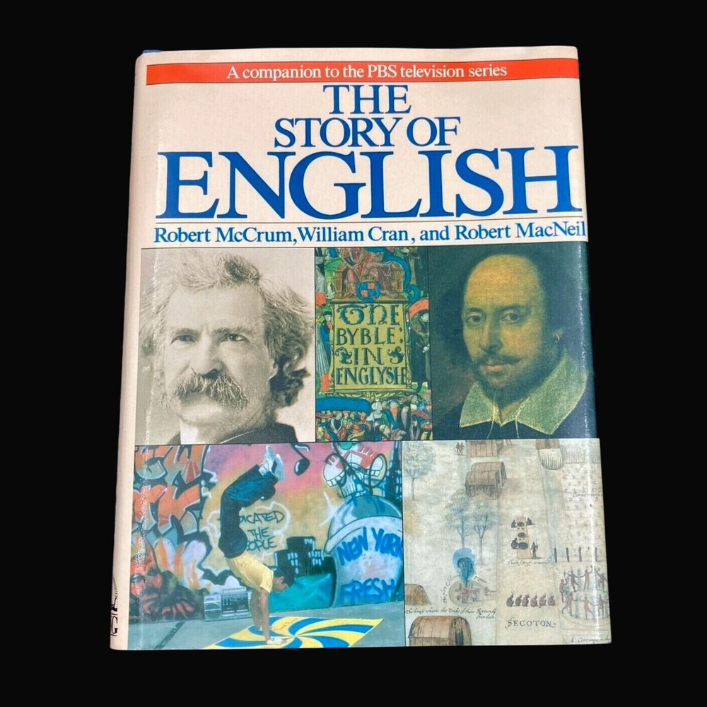 The Story of English by McCrum Cran & MacNeil 1986 HC 1st Edition PBS TV Series