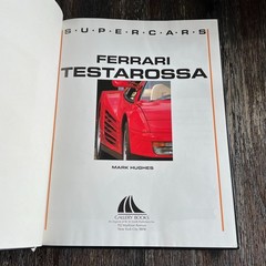 Ferrari Testarossa Supercars Mark Hughes Gallery Books Illustrated Vintage Book