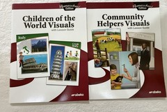 Abeka 1 First Grade Set Readers Workbooks History Science Health Art Like new.