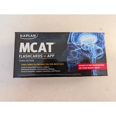 NIB Kaplan MCAT Flashcards 3rd Edition 3000 Cards Unsealed 2015 Test Prep