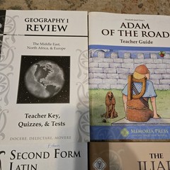 Misc Mixed Lot Memoria Press Books Teacher Student Tests Birds