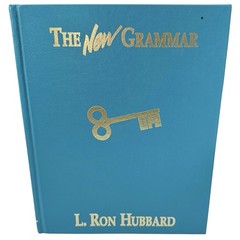 L Ron Hubbard Book The New Grammar 1990 1st Edition Large Hardcover Book