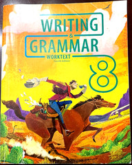 BJU Press Writing and Grammar 8 Student Worktext 4th Ed – Good Condition