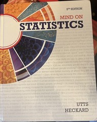Mind on Statistics by Robert F. Heckard and Jessica M. Utts (2014, Hardcover,…