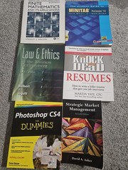 ​Lot of 6 College Textbooks: Business Law, Marketing, Math, MINITAB,…