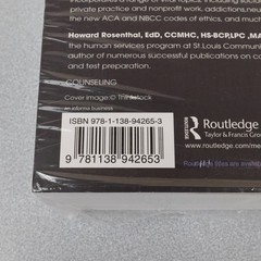 Encyclopedia of Counseling 4th Edition by Howard Rosenthal Paperback New