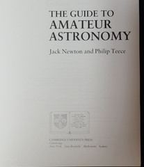 Guide to Amateur Astronomy by Philip Teece and Jack Newton (1988, Hardcover)