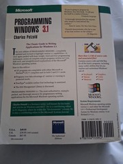 Programming Windows 3.1 by Charles Petzold (1992, Trade Paperback)