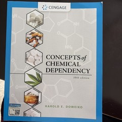 Concepts of Chemical Dependency Paperback Harold E. Doweiko-10th Edition