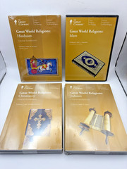 The Great Courses: Great World Religions 4-DVD Set Christianity Islam Judaism