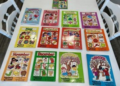 Teacher’s Friend Publications Monthly Idea Books Lot Of 13 Elementary K. Sevaly