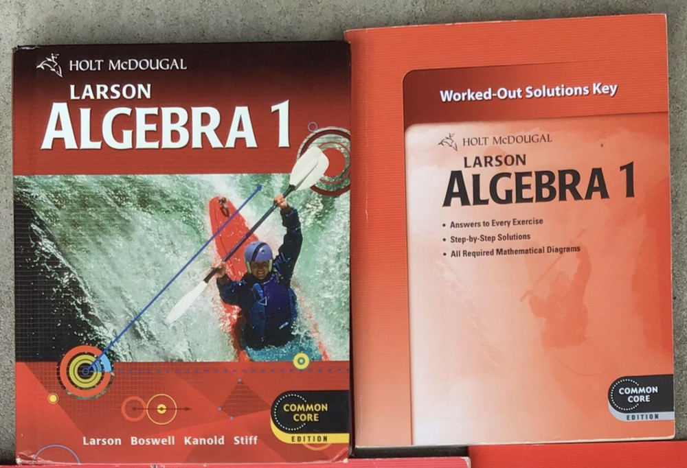 Holt McDougal Larson Algebra 1 Teacher Solution Key , Student Common Core Set