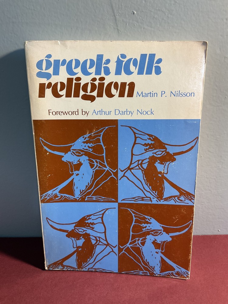 Greek Folk Religion Martin P. Nilsson Paperback 1984 Mythology Folklore History