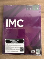 2018 International Mechanical Code (International Code Council) Brand New