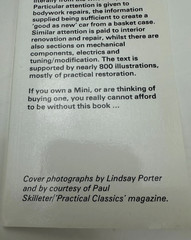 Mini All Models Guide to Purchase and DIY Restoration Hardcover 1987 Haynes F379