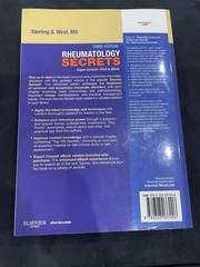 Rheumatology Secrets by Sterling West, 3rd Edition