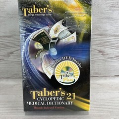 Taber’s Cyclopedic Medical Dictionary by Donald Venes #21 Hardcover w/ DVD NEW!