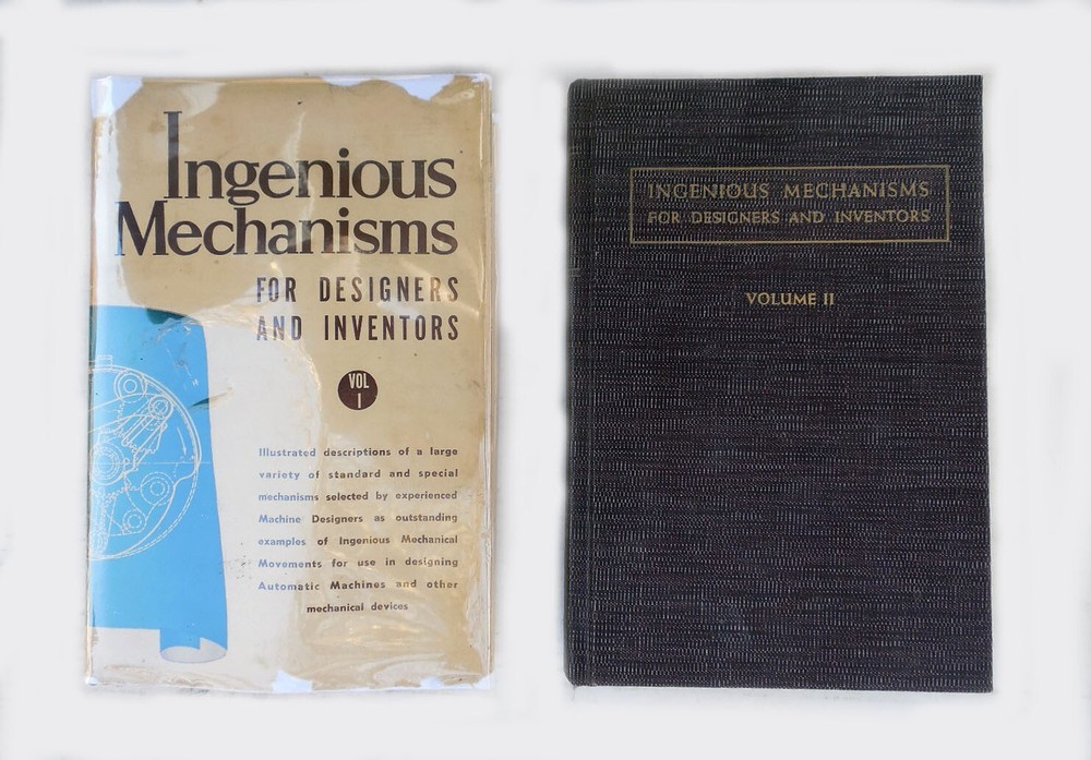 INGENIOUS MECHANISMS FOR DESIGNERS AND INVENTORS VOLUMES 1 & 2- 1957 EXCELLENT!