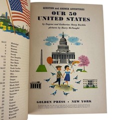 Vtg Homeschool Classroom Bundle 50 United States and Capitols Books