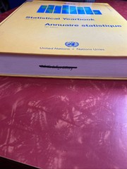 United Nations Statistical Yearbook 58th Issue 2013 Hardcover