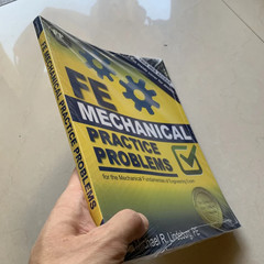 FE Mechanical Practice Problems by Michael Lindeburg Engineering Exam Book