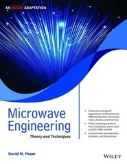 Microwave Engineering by David M. Pozar, INTERNATIONAL EDITION – Brand New