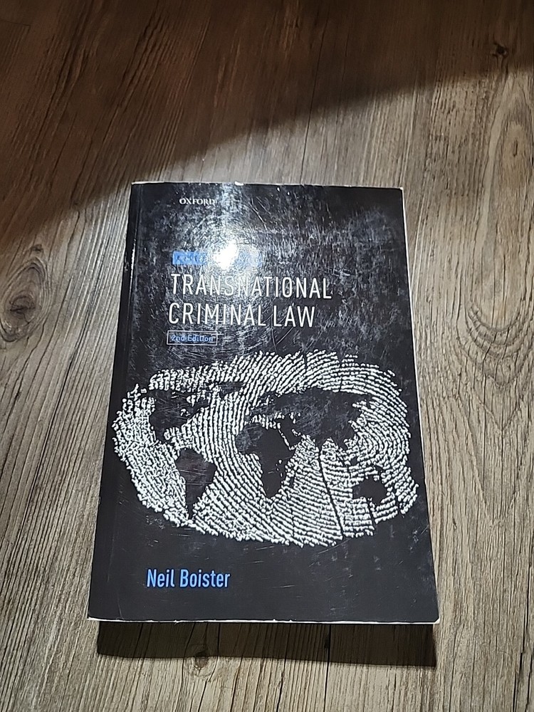 Introduction to Transnational Criminal Law by Neil Boister (2018, Trade…