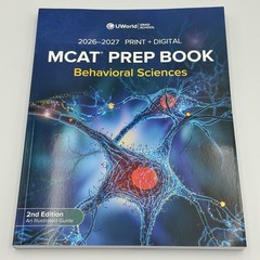 UWorld MCAT Prep Book Behavioral Sciences 2026-2027 2nd Ed