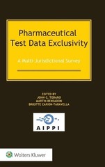 Pharmaceutical Test Data Exclusivity (Hardback) (UK IMPORT)