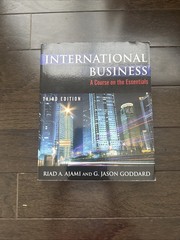 International Business by Riad Ajami & Jason Goddard (3rd E. 2013, Paperback)