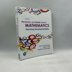 Elementary And Middle School Mathematics Teaching Developmentally Pearson 2019