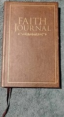 Faith Journal diary hardcover note book 176 pages Daily Bible Reading Christian