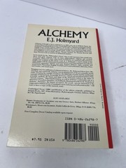 Alchemy Dover Books First Edition 1990 Paperback By E. J. Holmyard Vintage