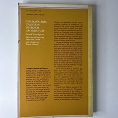 The Beaux-Arts Tradition in French Architecture 1980 Donald Egbert Princeton