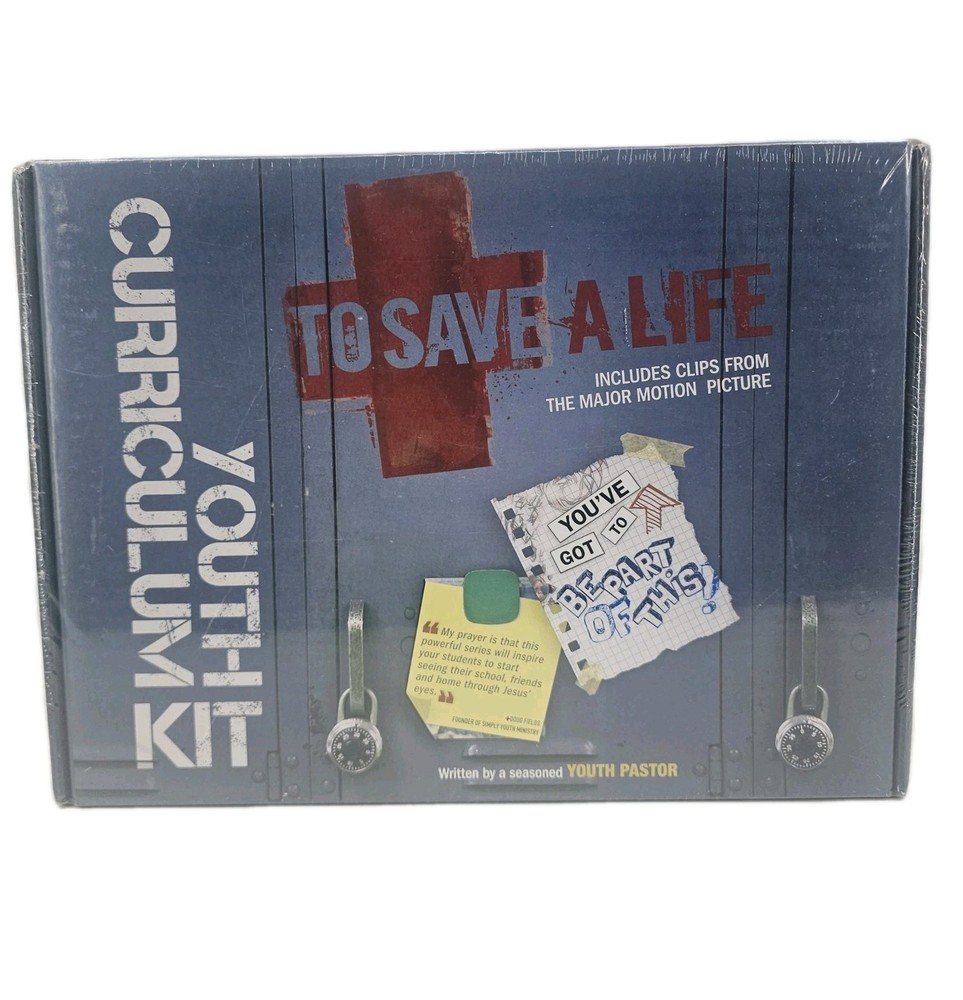 Youth Curriculum To Save A Life Kit Movie Based NEW SEALED Youth Ministry Kit