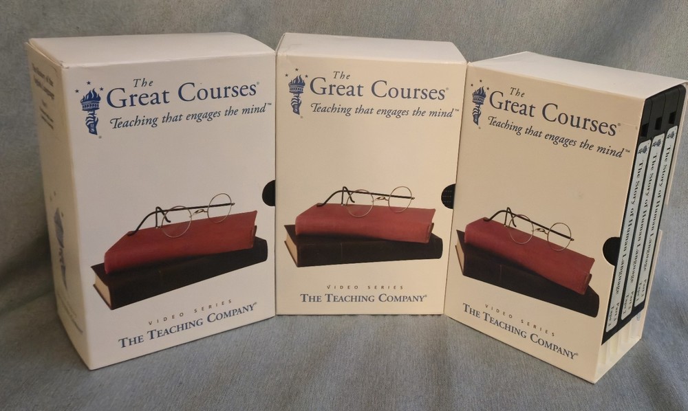 Great Courses The Story Of Human Language John McWhorter Parts 1-3 VHS Guidbooks