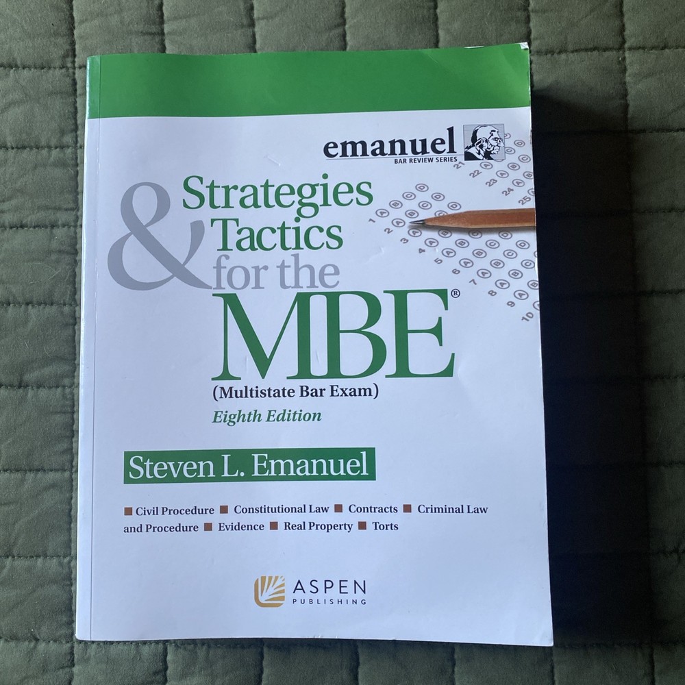 Bar Review Ser.: Strategies & Tactics® for the Mbe® : Multistate Bar Exam by…
