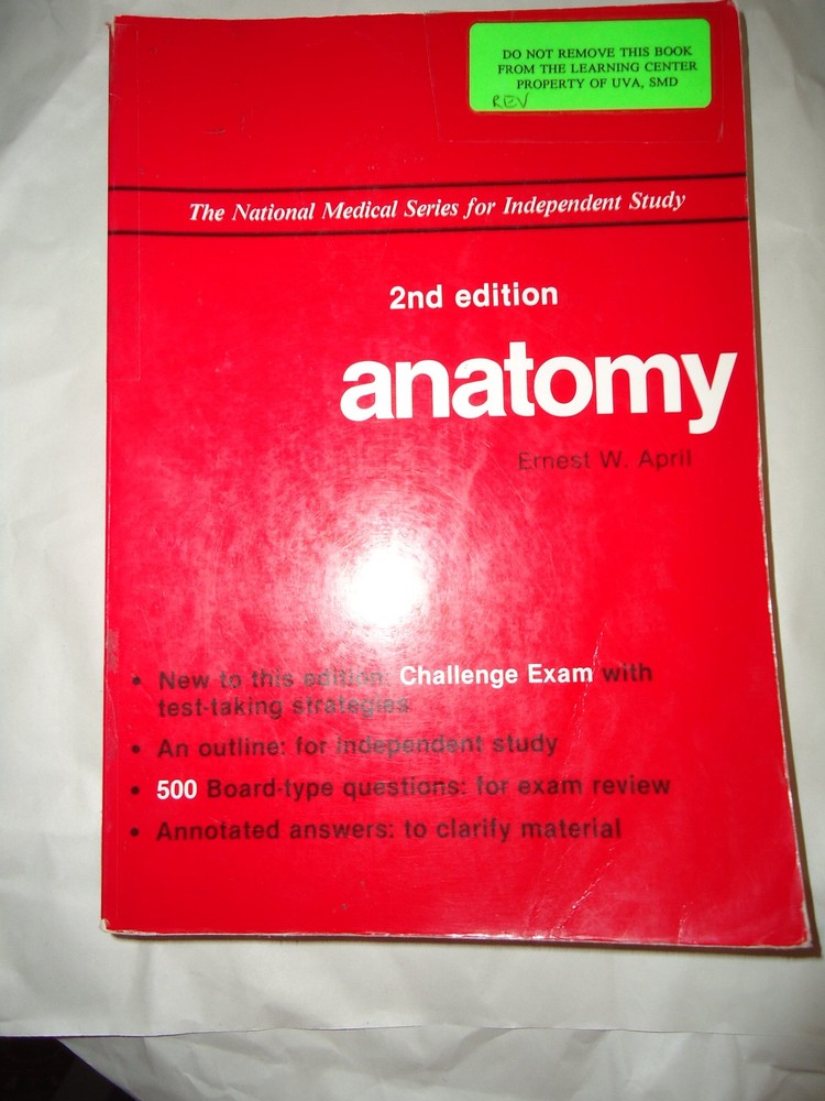 Anatomy (The National Medical Series for Independent Study)