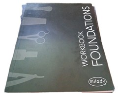Milady Standard Foundations Workbook Paperback Cengage 2020 – VERY GOOD Cond