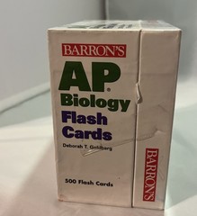 AP Biology Flash Cards by Deborah T. Goldberg (2006, Cards,Flash Cards)