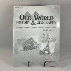 Old World History & Geography A Beka Book Teacher Quiz Key 5th Ed Paperback