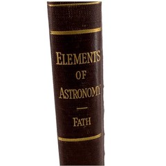 Vtg 1928 ELEMENTS OF ASTRONOMY Hardcover Book, Edward Fath Fourth Edition