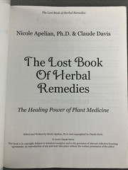 The Lost Book of Herbal Remedies (paperback with color pictures) Hundreds of